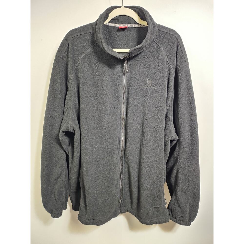 CAMEL CROWN Softshell Jacket Men's 3XL Hooded Fleece Lined Outdoor Windproof